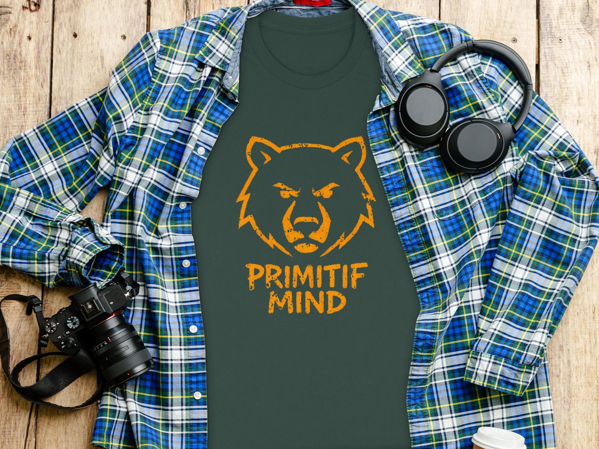 Primitif Mind Bear Graphic T-shirt product type