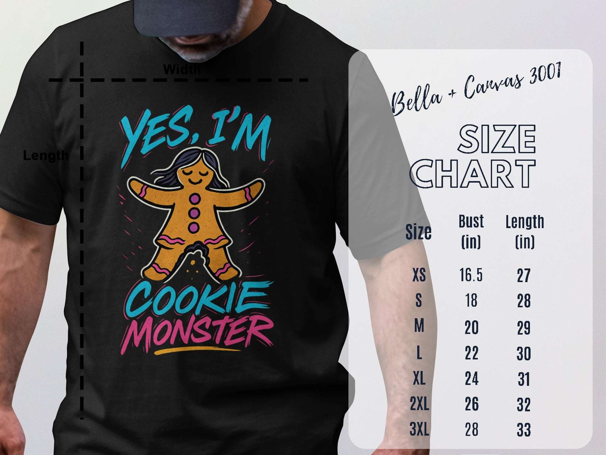 Yes I'm Cookie Monster Graphic T-Shirt product