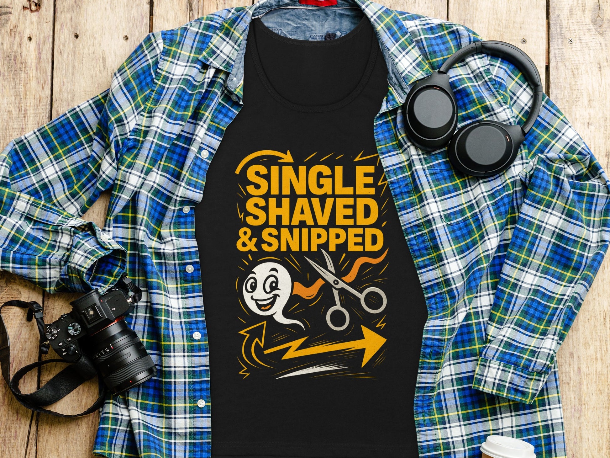 Single Shaved and Snipped Trendy T-Shirt product