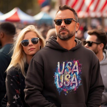 Patriotic USA Design Hoodie Perfect for Stylish Look