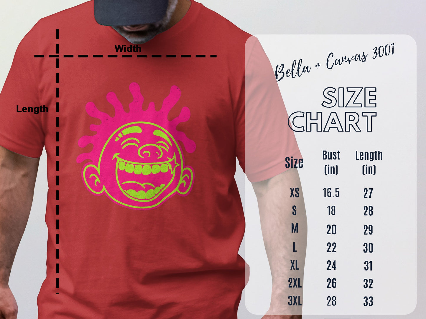 Bright Graphic T-Shirt with Bold Happy Face Design