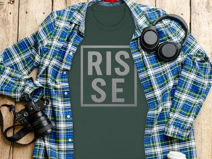 RISE Graphic T-shirt Inspirational Casual Wear Product