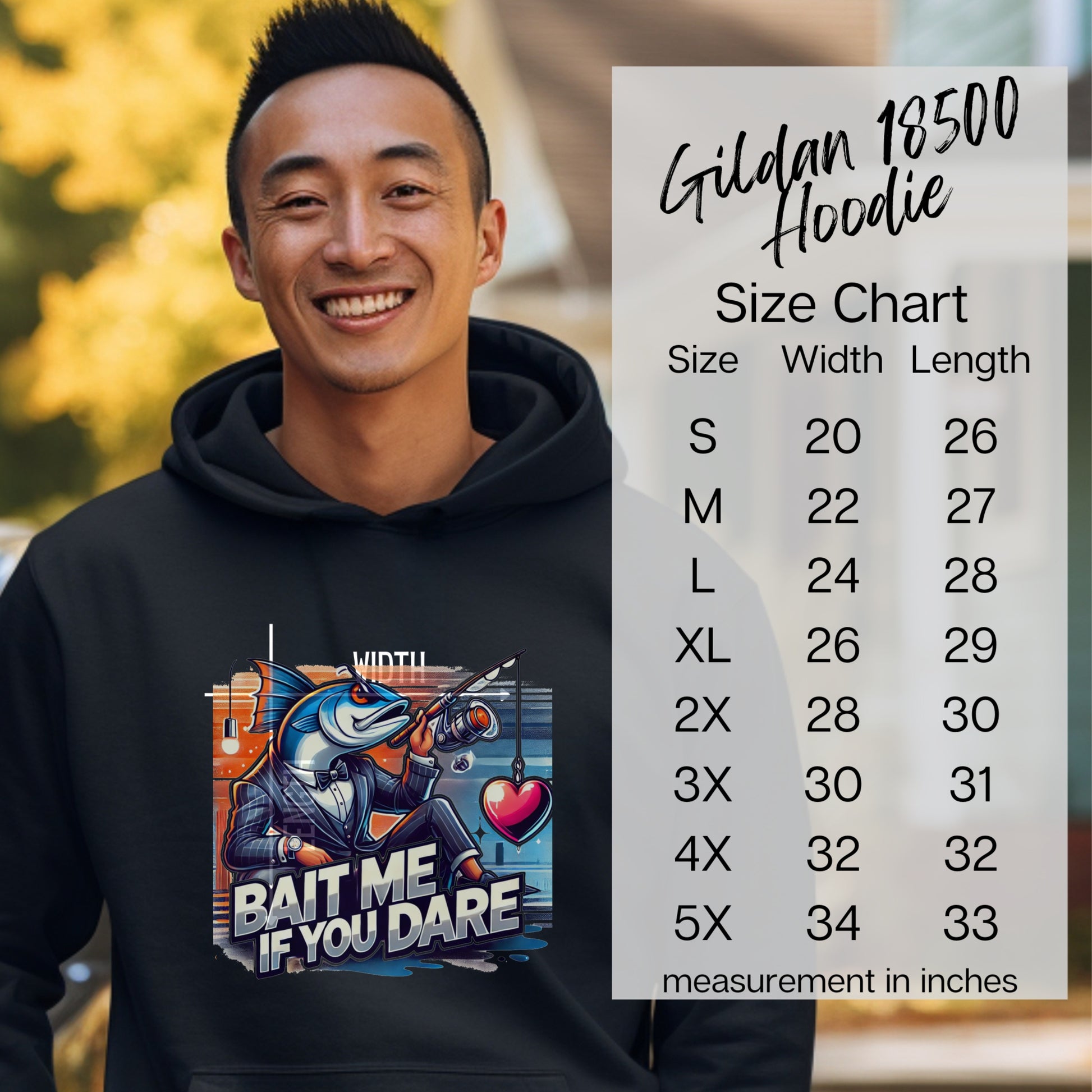 Bait Me If You Dare Hoodie Fishing Apparel Product
