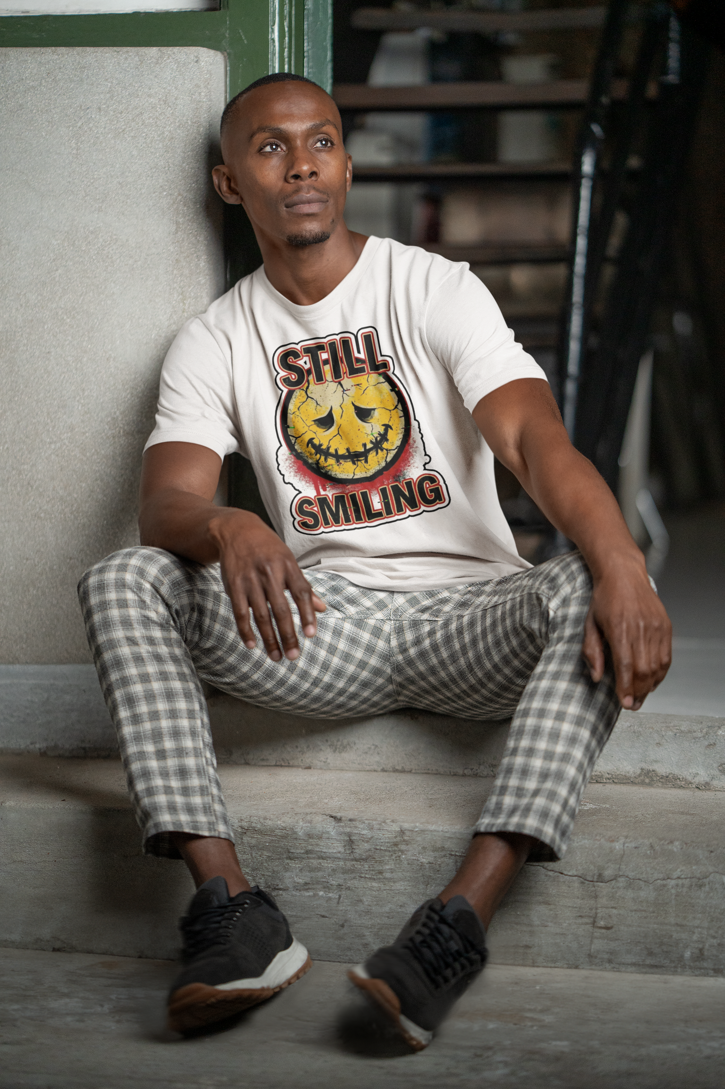 Still Smiling unisex streetwear graphic tee