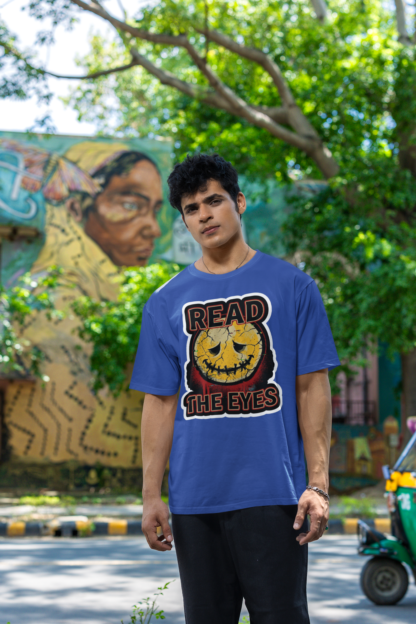 Read The Eyes unisex streetwear graphic tee