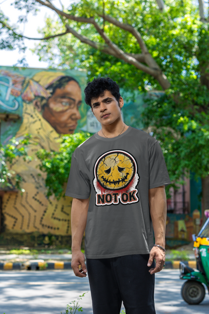 Not Ok unisex streetwear graphic tee