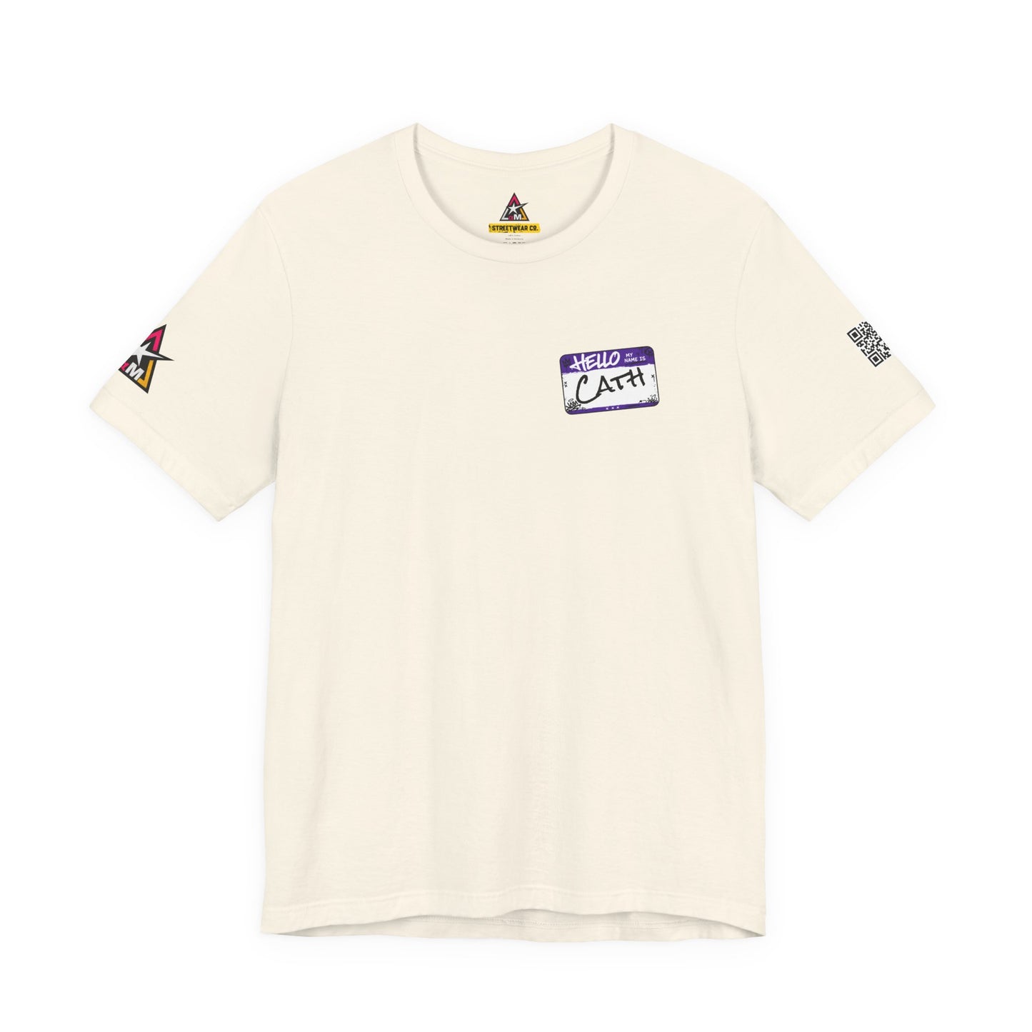 Custom Name Tag – Personalized Streetwear Graphic Tee