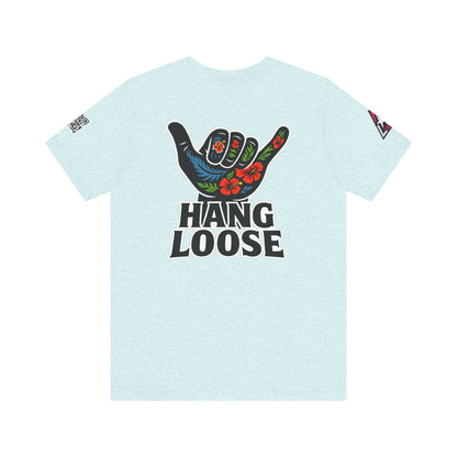 Hang Loose Graphic T-Shirt | Shaka Hand Tee | Tropical Surf Streetwear