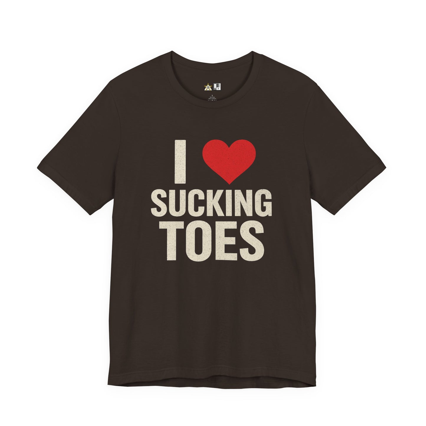 I ♥ SUCKING TOES Unapologetic Fetish Humor – Unisex Streetwear Graphic Tee