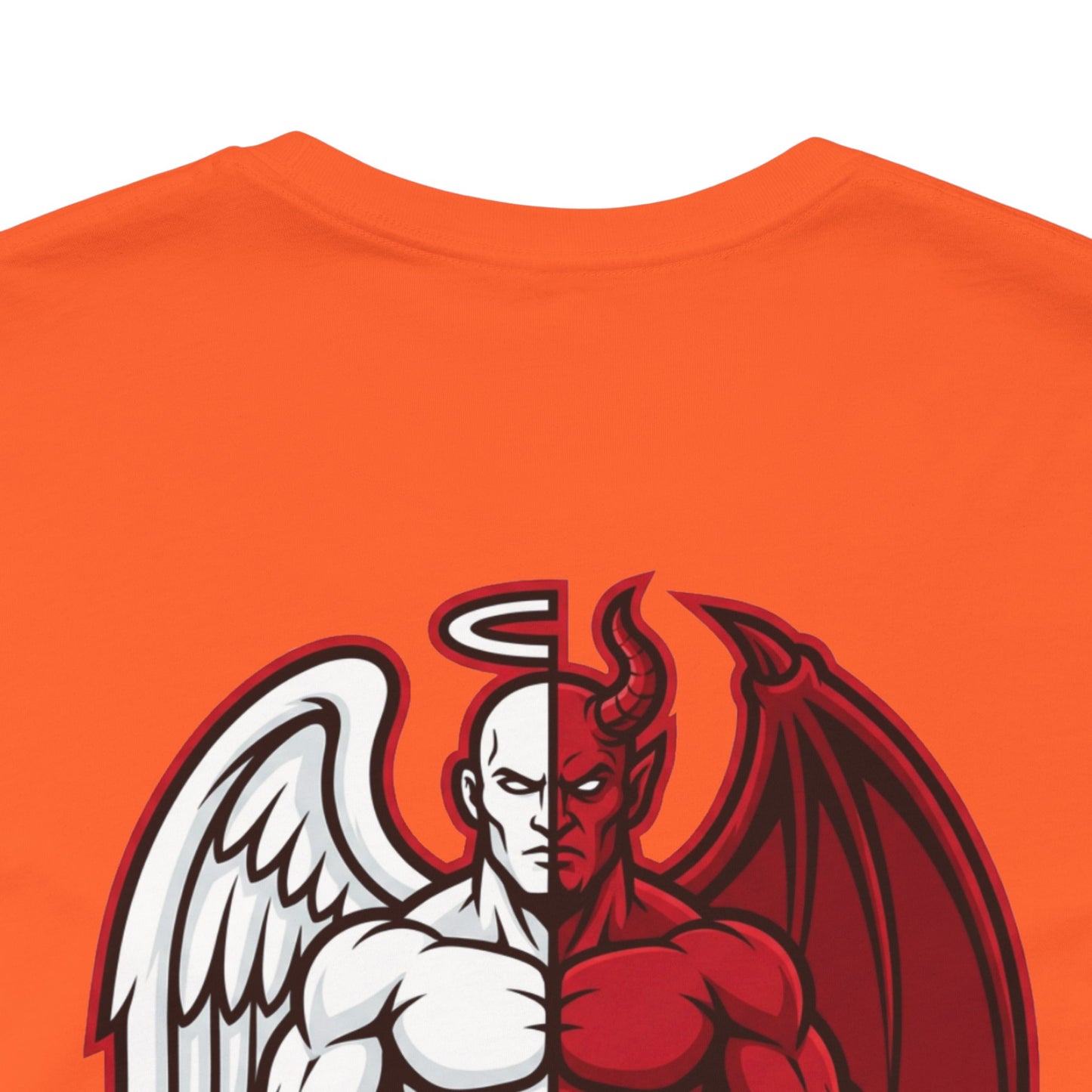 BUILT DIFFERENT Angel & Devil Graphic T-Shirt | Duality Streetwear Tee | Bold Unisex Statement Shirt