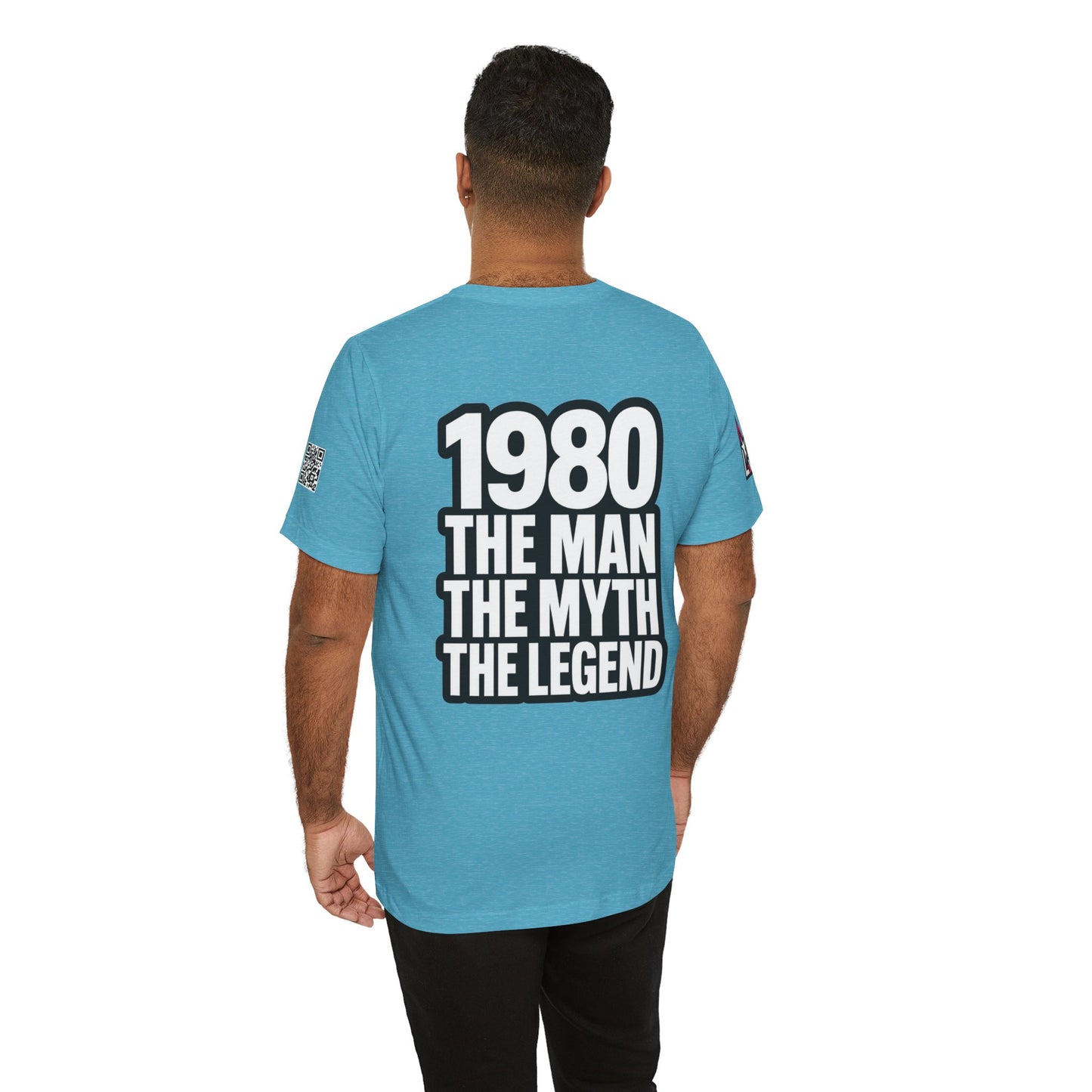 1980 The Man The Myth The Legend Graphic T-Shirt | 1980 Birthday Tee | Vintage Legend Shirt