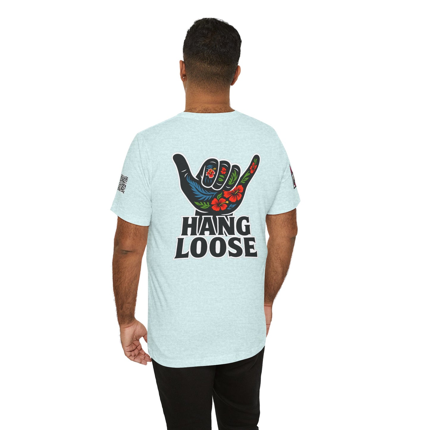 Hang Loose Graphic T-Shirt | Shaka Hand Tee | Tropical Surf Streetwear