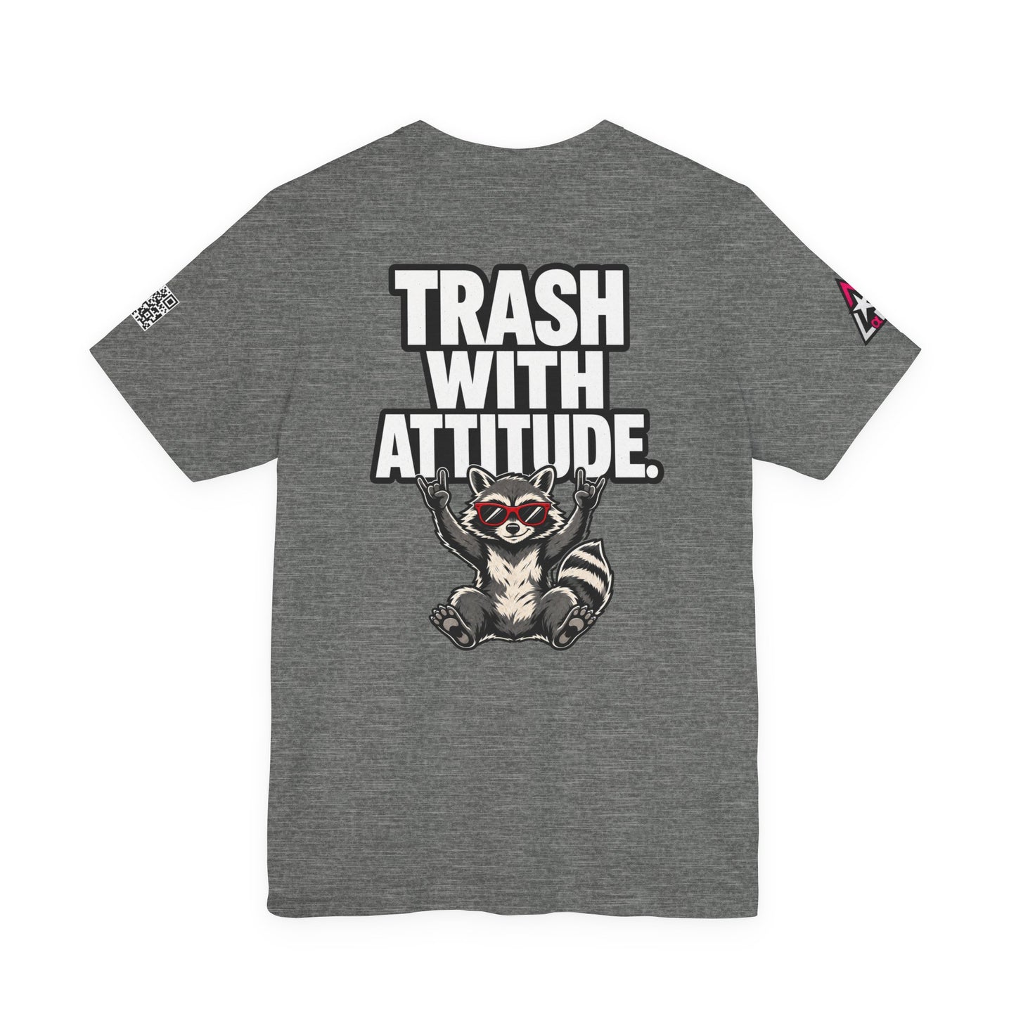 Trash With Attitude – Funny Raccoon Graphic Tee