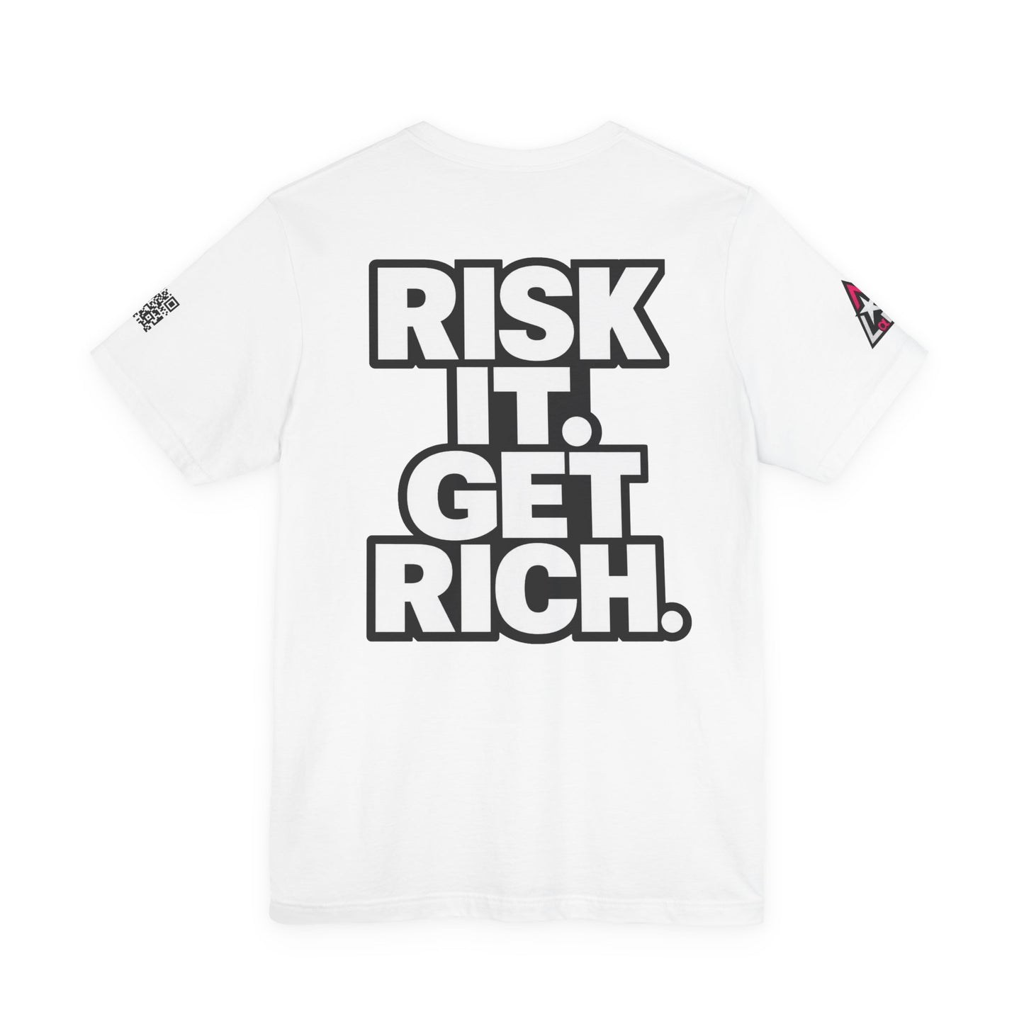 Risk It. Get Rich. – Bold Motivational Graphic Tee