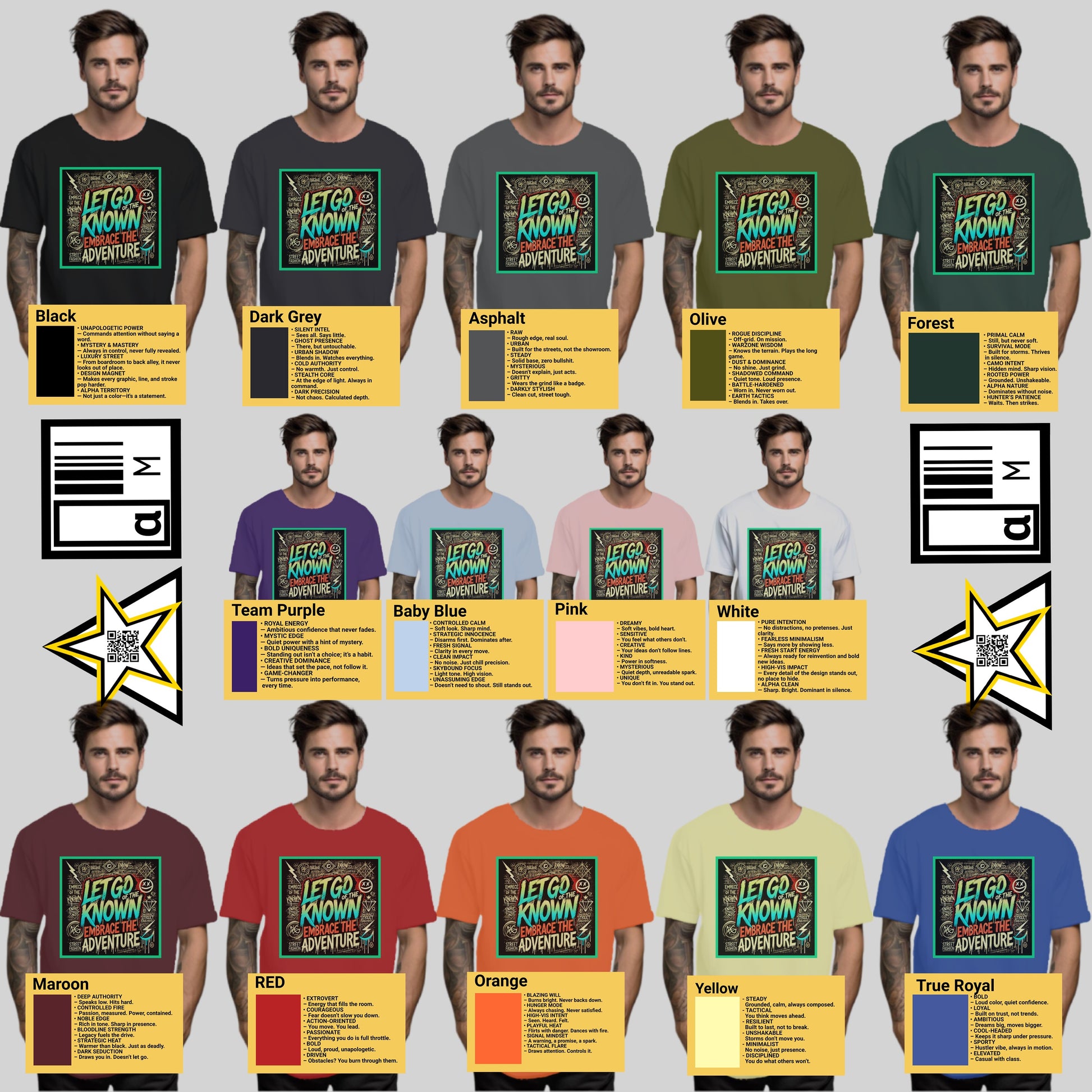 Let's Go Somewhere Unknown Graphic T-Shirt product type