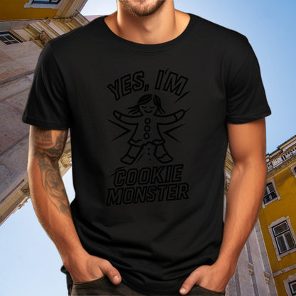 Yes I'm Cookie Monster Graphic T-Shirt product type