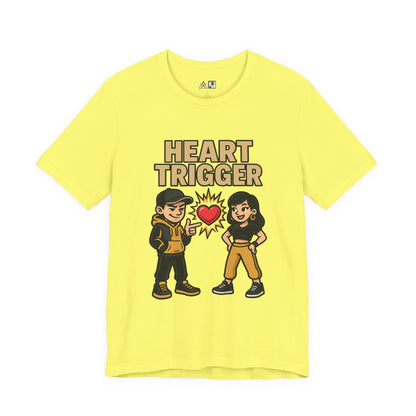 Heart Trigger – Unisex Streetwear Graphic Tee