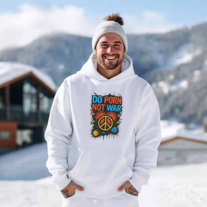 Do Porn Not War Peace Symbol Hoodie product type