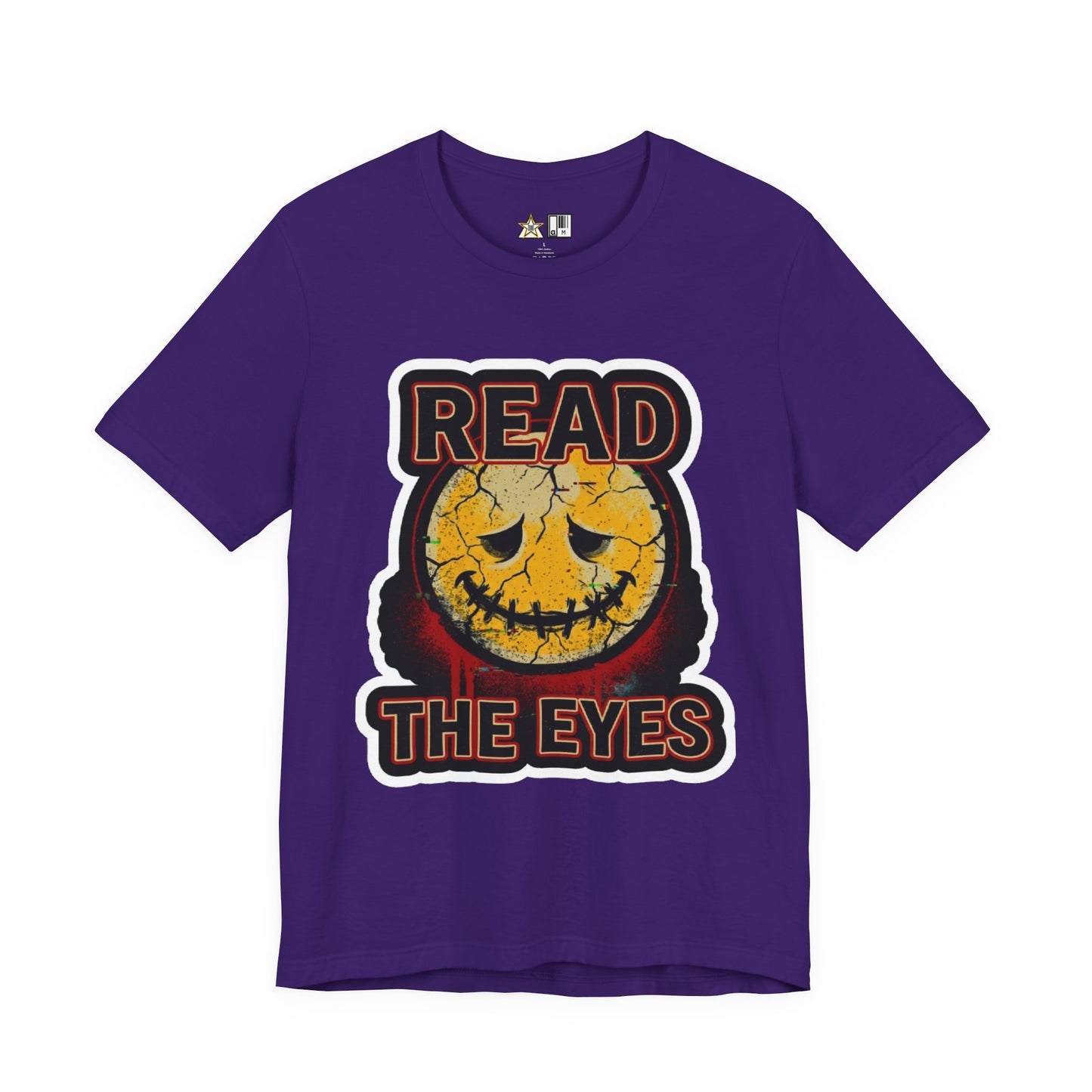 Read The Eyes unisex streetwear graphic tee