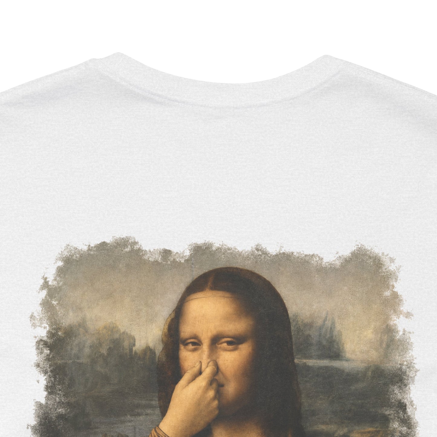 Something Smells Like Bullshit Graphic T-Shirt | Mona Lisa Parody Tee