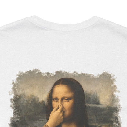 Something Smells Like Bullshit Graphic T-Shirt | Mona Lisa Parody Tee
