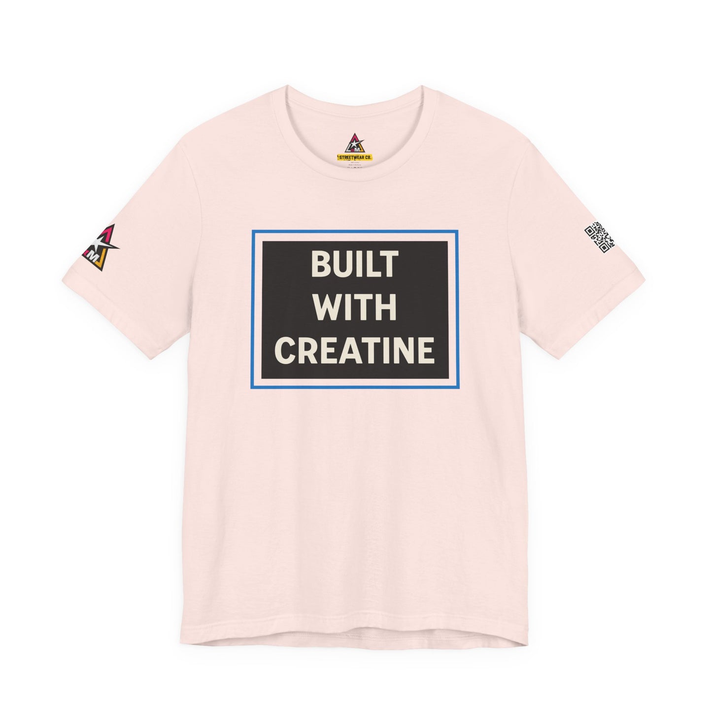 Built With Creatine Graphic T-Shirt | Gym Streetwear Tee | Bodybuilding & Fitness Shirt