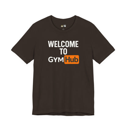 Welcome Gym Hub Obsession Tee – Unisex Streetwear Graphic Tee