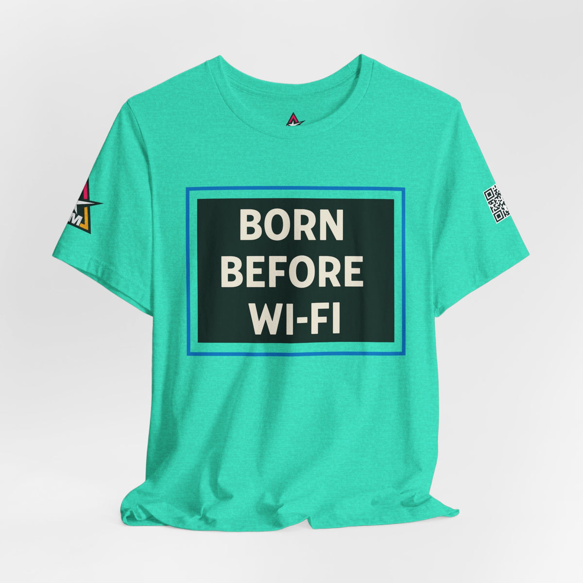 BORN BEFORE WI-FI | Funny Retro Graphic Tee | Gen X & Millennial Streetwear