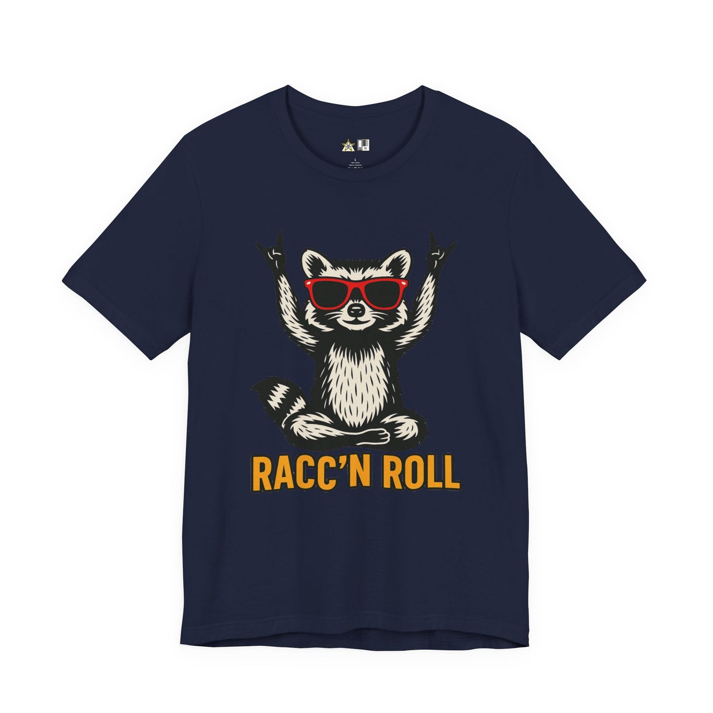 Racc’n Roll Attitude Tee – Unisex Streetwear Graphic Tee
