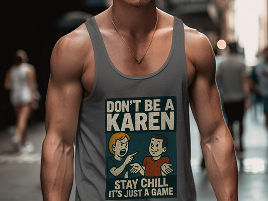 Don't Be A Karen Stay Chill It's Just A Game Tank Top Product