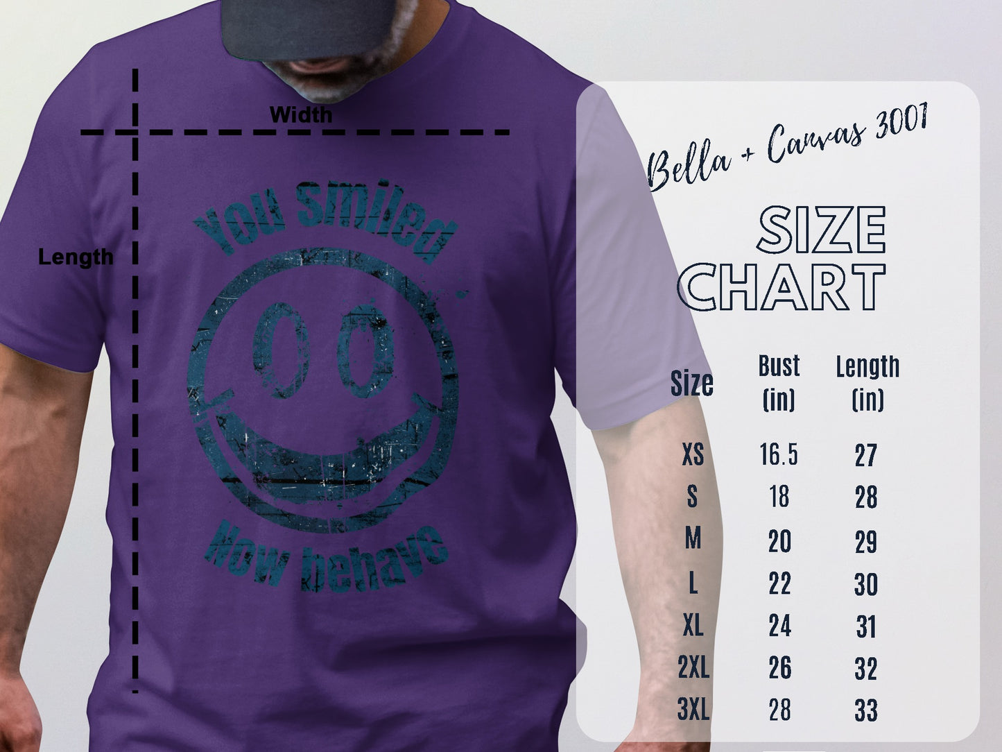 You Smiled New Behavior Purple T-Shirt product