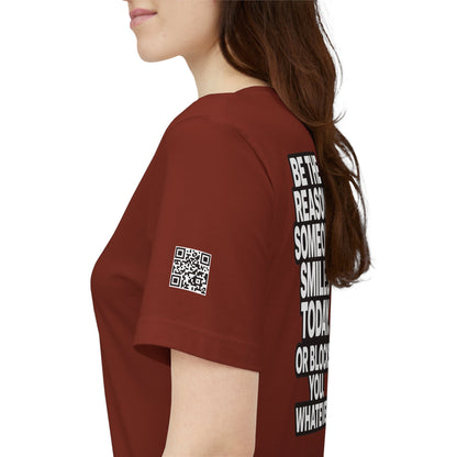 Be the Reason Someone Smiles Today… Or Blocks You – Funny Sarcastic Graphic Tee