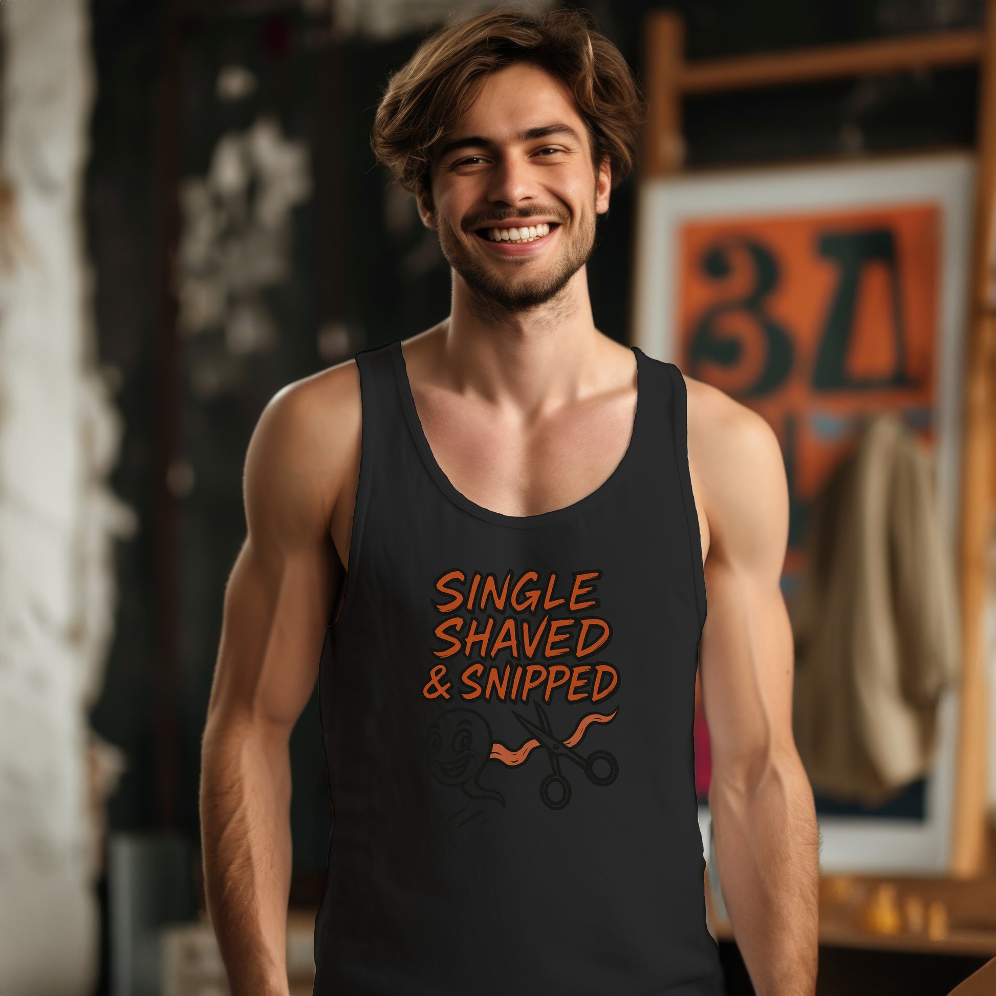 Single Shaved and Snipped Fun Tank Top Product Type