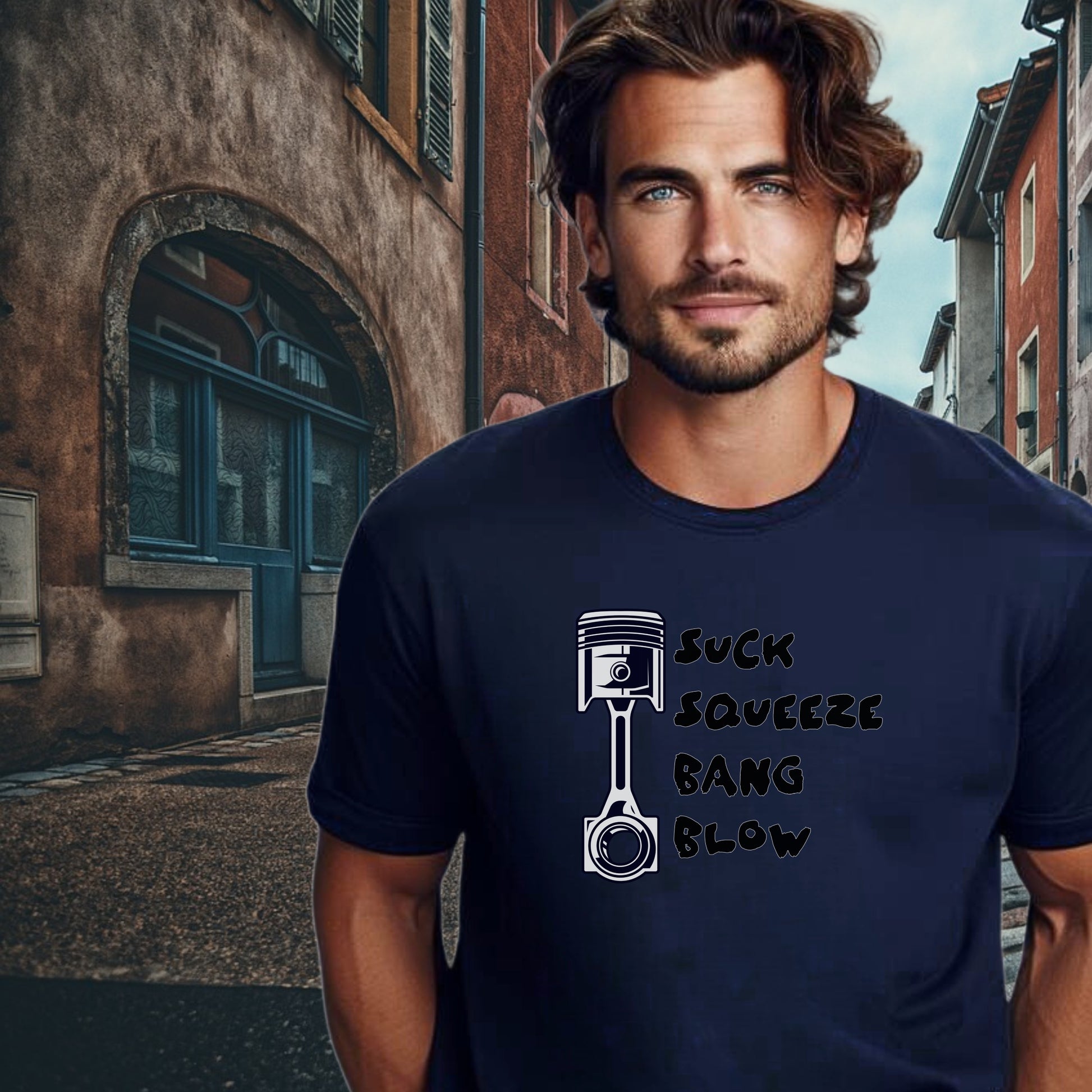 Suck Squeeze Bang Blow Graphic T-Shirt