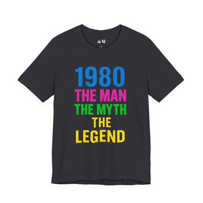 Born a Legend Since 1980 (editable)– Unisex Streetwear Graphic Tee