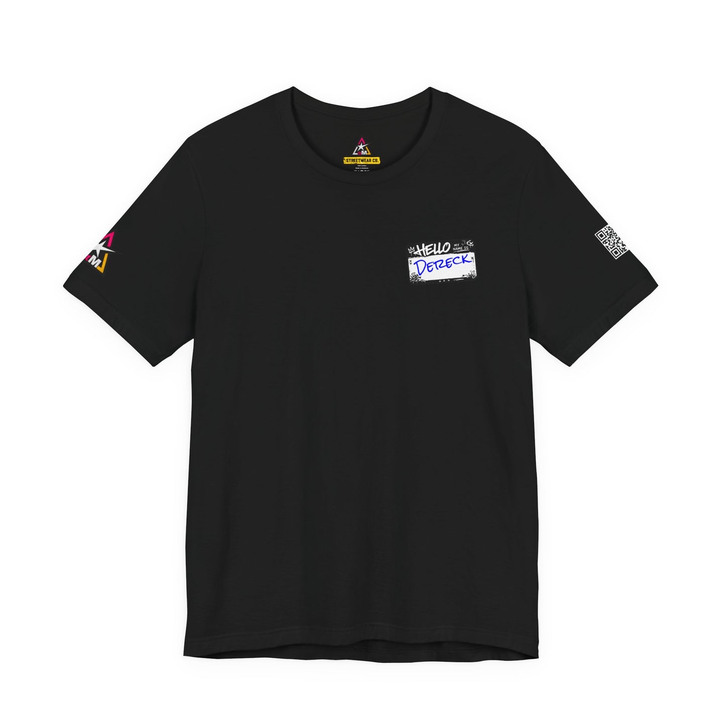 Custom Name Tag – Personalized Streetwear Graphic Tee