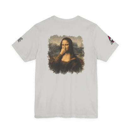 Something Smells Like Bullshit Graphic T-Shirt | Mona Lisa Parody Tee
