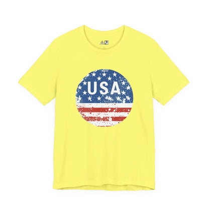 USA Legacy Badge – Unisex Streetwear Graphic Tee