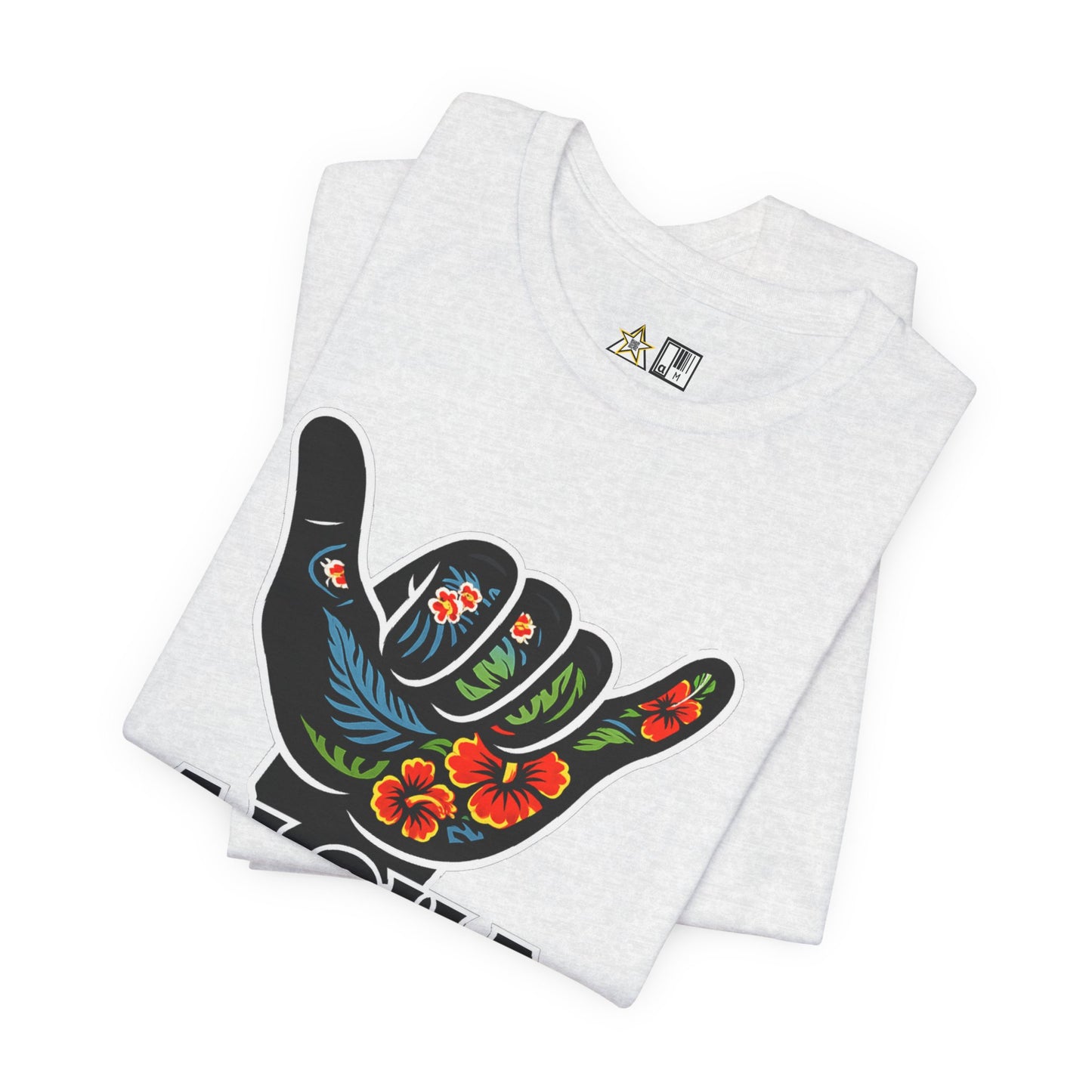 Aloha Shaka Floral Vibe – Unisex Streetwear Graphic Tee