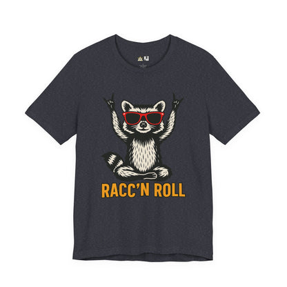 Racc’n Roll Attitude Tee – Unisex Streetwear Graphic Tee