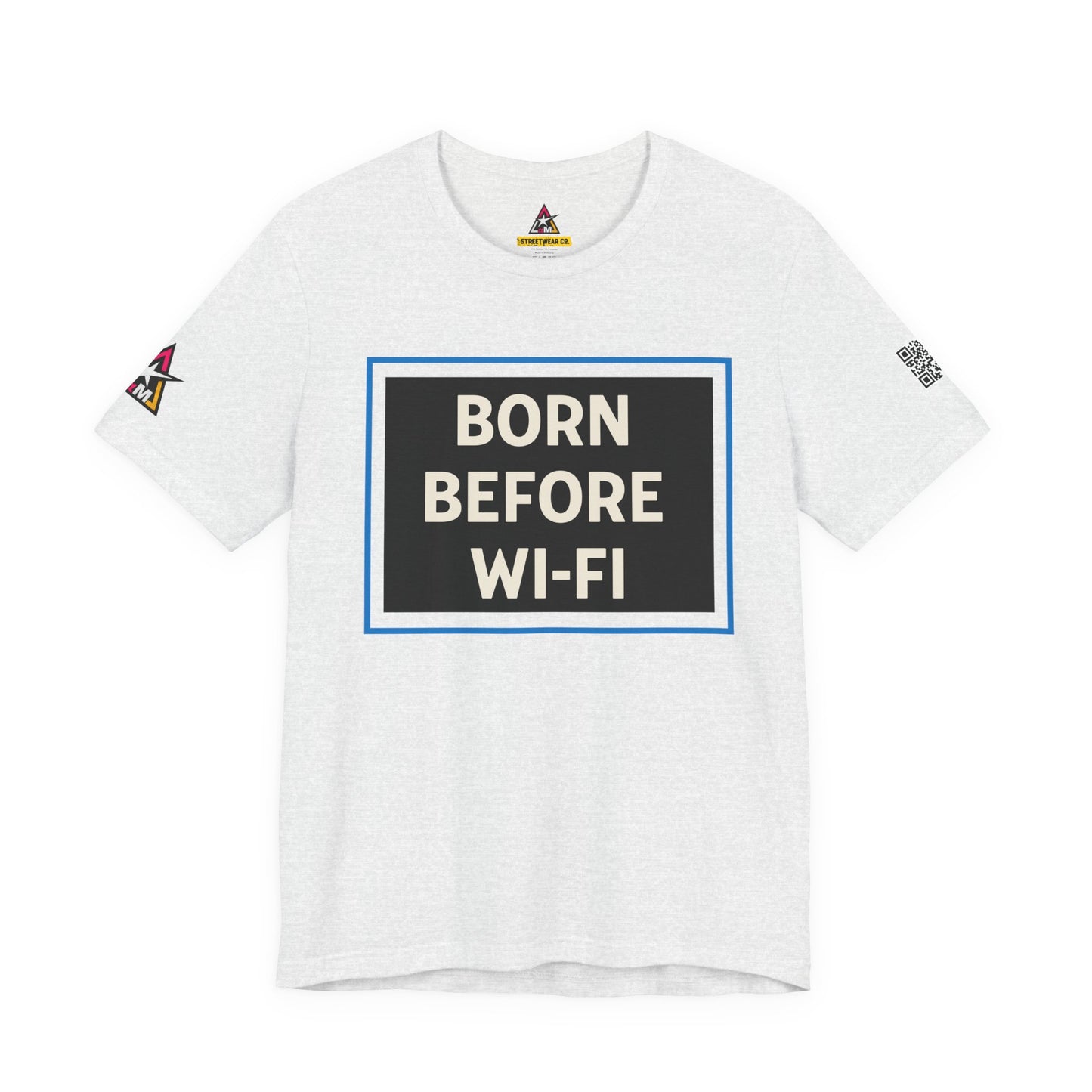 BORN BEFORE WI-FI | Funny Retro Graphic Tee | Gen X & Millennial Streetwear