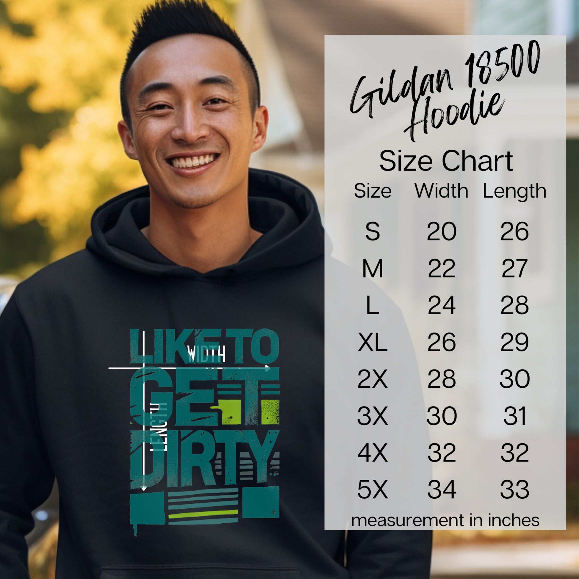 Like To Get Dirty Gildan 18500 Hoodie product type