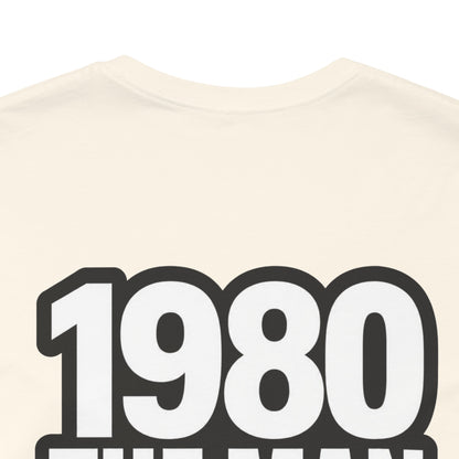 1980 The Man The Myth The Legend Graphic T-Shirt | 1980 Birthday Tee | Vintage Legend Shirt
