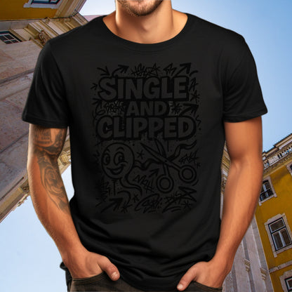 Single And Clipped Graphic Printed T-Shirt product