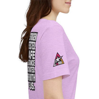 Estrogen Detected Safe Distance Activated – Funny Relationship Graphic Tee