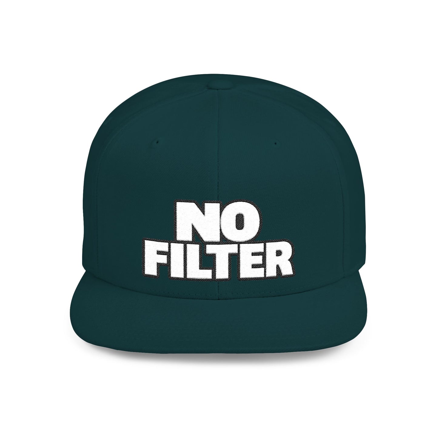 No Filter – Bold Sarcastic Streetwear Snapback
