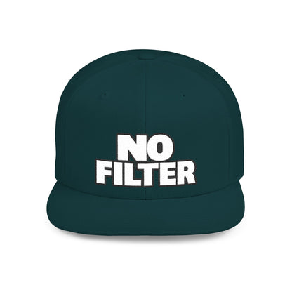 No Filter – Bold Sarcastic Streetwear Snapback