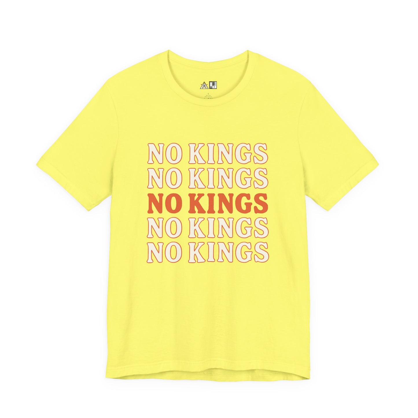 No Kings Pattern Dominance – Unisex Streetwear Graphic Tee