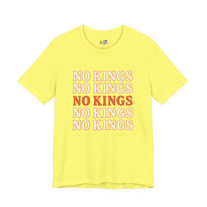 No Kings Pattern Dominance – Unisex Streetwear Graphic Tee