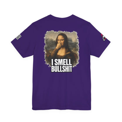 I Smell Bullshit – Funny Mona Lisa Parody Graphic Tee